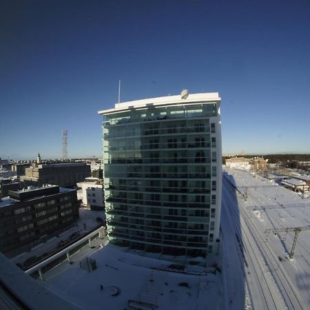 Ferienwohnung Keskustan Kaksio 45 M2 Autopaikalla, Rautatienkatu 19, 9 Krs Oulu Exterior foto